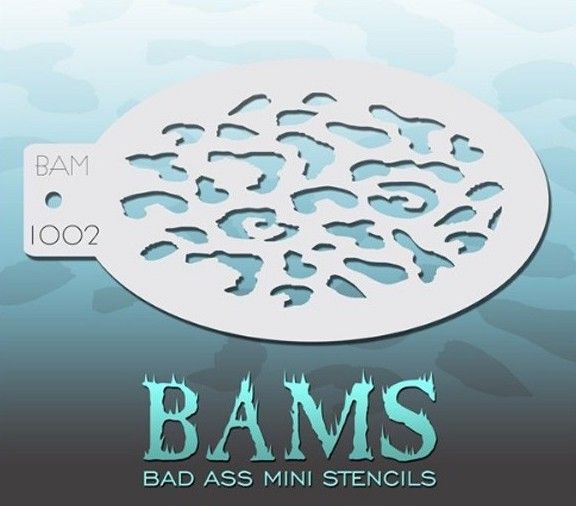 Bad Ass Bams Face Paint Template 1002