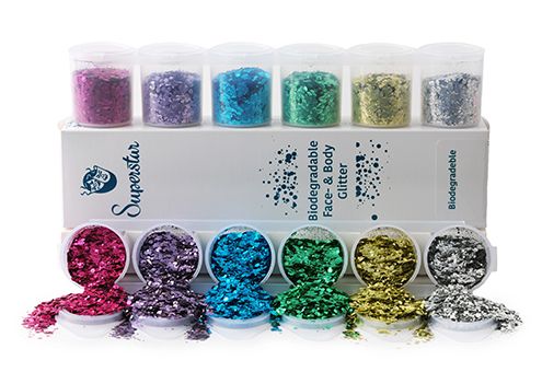 Biodegradable Chunky Glitter Mix 6-pack 90 ml 98950