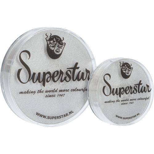 Superstar Face Paint Silver white Glitter colour 065