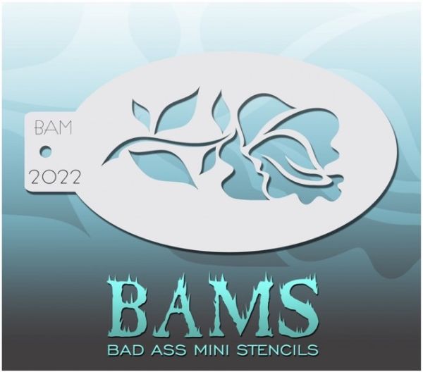 Bad Ass BAM stencil 2022 - Roses