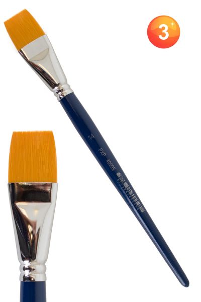 PXP Straight Flat Split Cake Brush