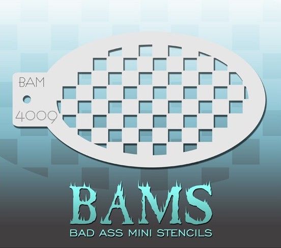 Bad Ass Bams Face Paint Template 4009