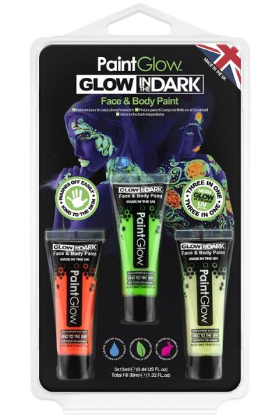 PaintGlow glow in the dark UV Day of the dead