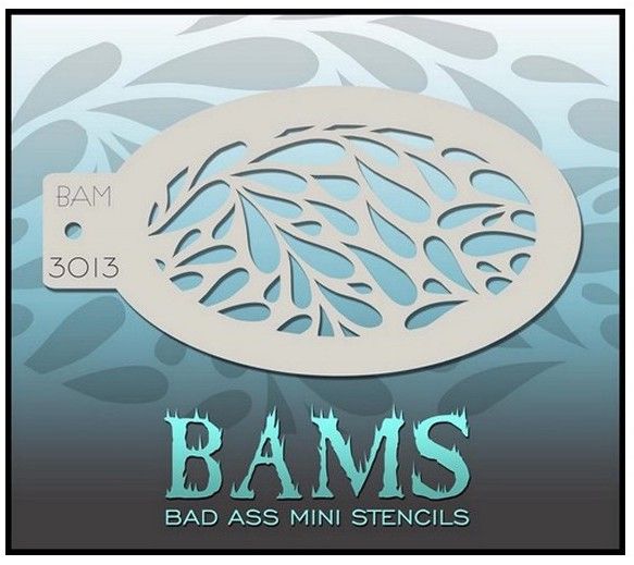 Bad Ass Mini Stencil 3013
