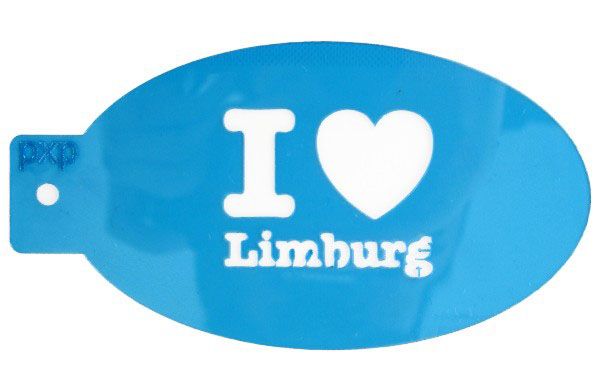 PXP face paint template I love Limburg