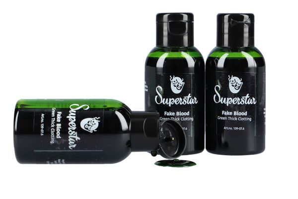 Art Blood clotting thick green